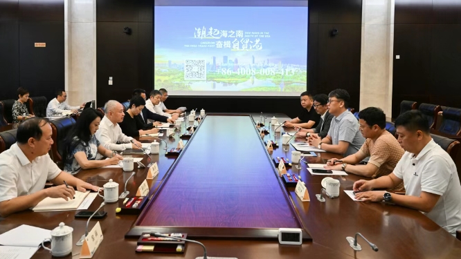 Haikou Holds Talks with Chinese Chamber of Commerce in Kansai